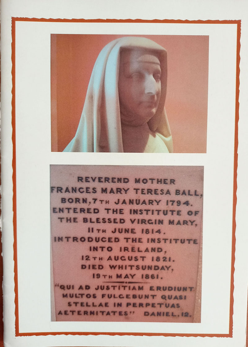 Reverend Mother Frances Mary Teresa Ball